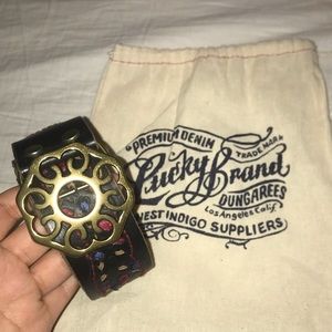 Bird Embroidered Belt